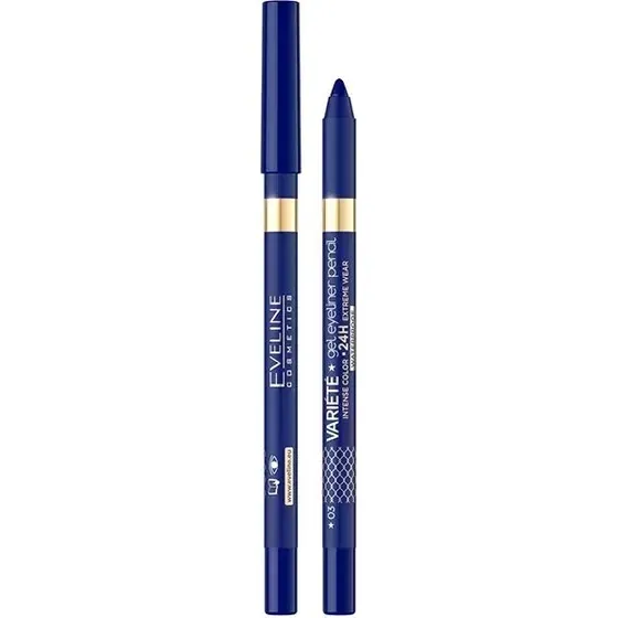 Eveline Cosmetics Variété Gel-Eyeliner 24h Wasserfest 01 Schwarz
