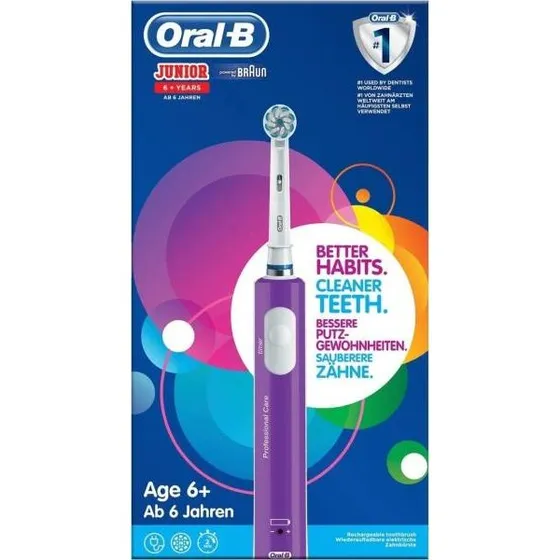 Oral-B Pro Junior 6+ elektrische Zahnbürste lila