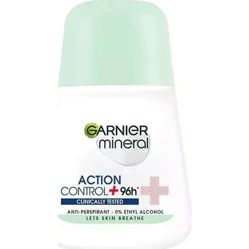 Garnier Mineral Action Control+ 96H Roll-On Antitranspirant 50 ml