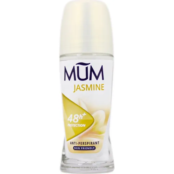 MUM Deo Roll-on Jasmin 50 ml – 48h Antitranspirant, vegan