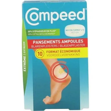 Compeed Blasenpflaster Mittleres Format Extreme 10 Pflaster