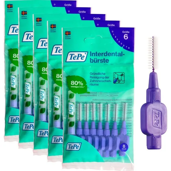TePe Interdentalbürsten 1,1 mm lila 8er Pack