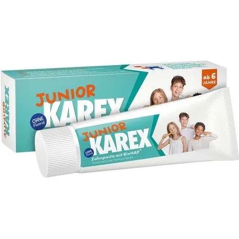 Karex Junior Zahnpasta 65 ml ohne Fluorid