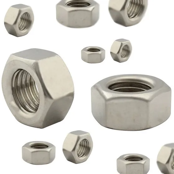 DIN 934 M8 Messing Sechskantmutter 100 Stck