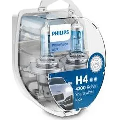 Philips WhiteVision ultra H4 12V 55/60W