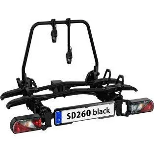 LAS EUFAB SD260 Fahrradträger schwarz für 2 Räder