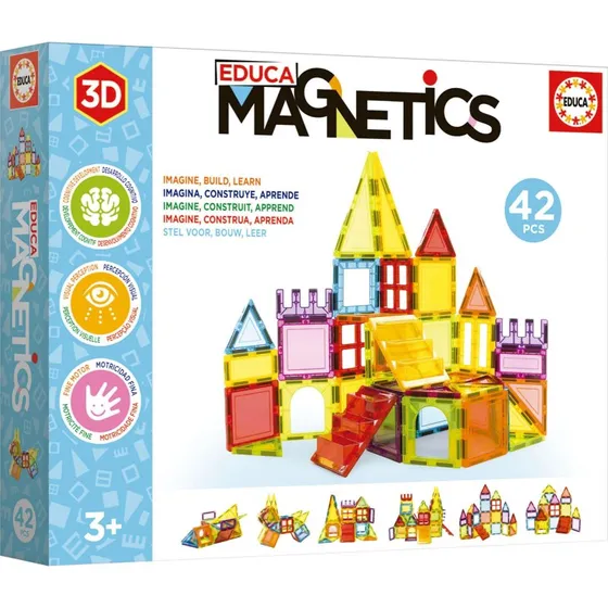EDUCA Magnetics 42 Teile Magnetbaukasten