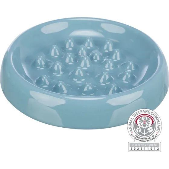 Trixie Keramiknapf Slow Feed 0,25 l wei