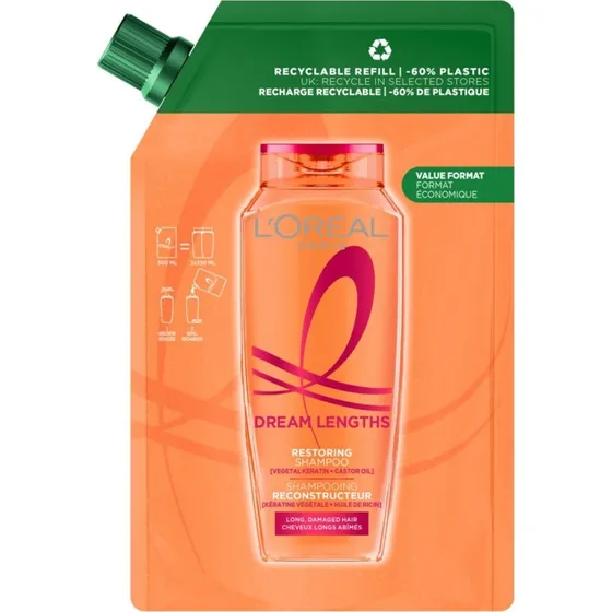 L'Oral Paris Elvive Dream Length Shampoo Refill 500 ml