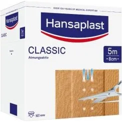 Hansaplast Classic Wundschnellverband, hautfarbenes Viskosegewebe