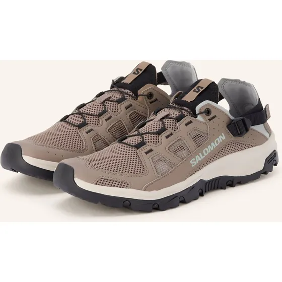 Salomon Techamphibian 5 Wandersandalen Walnut Wrought Iron Black 8