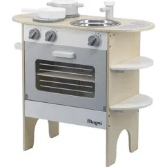 Play Kitchen mit Ofen, Kochplatten & Sple  57 x 27 x 57 cm