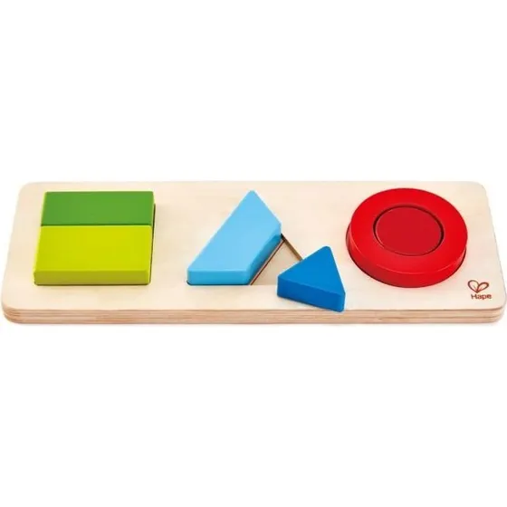 Hape Puzzle E1615  Geometrische Formen aus Holz