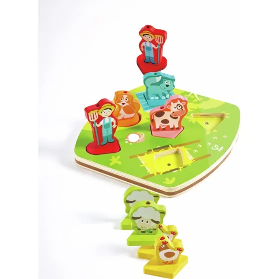 Hape Bauernhof-Gerusche-Puzzle E1614