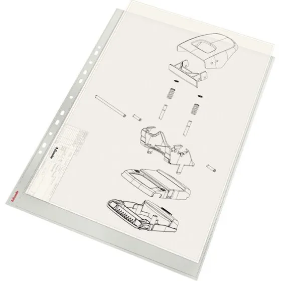 Esselte Prospekthülle A3 hoch 0,09mm genarbt