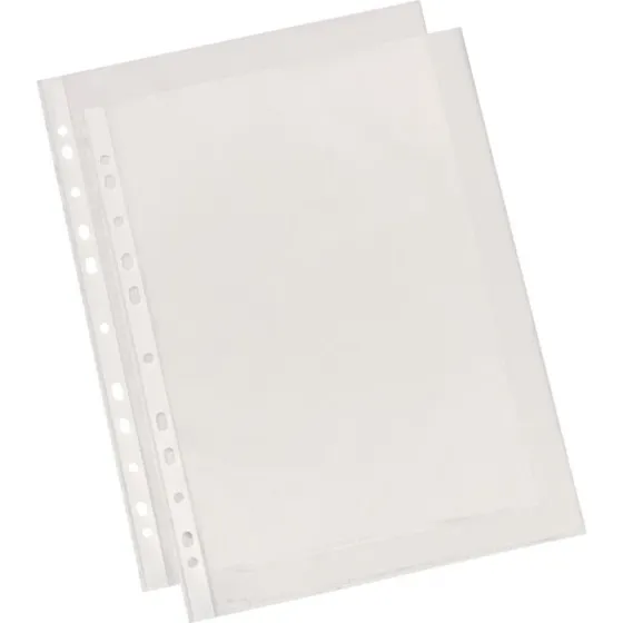 Esselte Prospekthlle Economy A4 0,05 mm genarbt