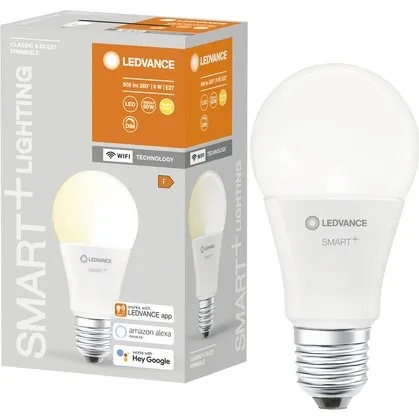 LEDVANCE SMART+ WiFi Classic E27 9W warmwei dimmbar