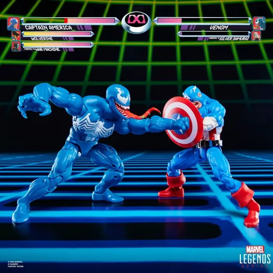 Hasbro Marvel Legends Captain America vs. Venom 2er-Pack