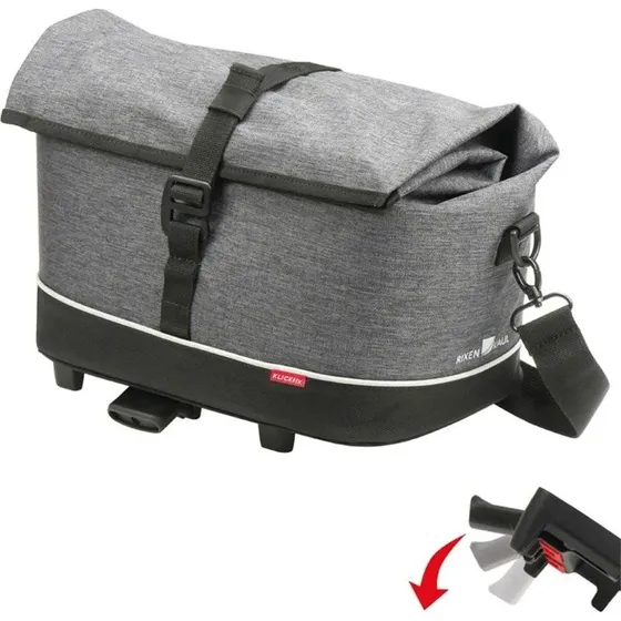 KLICKfix Rackpack City UniKlip Grau