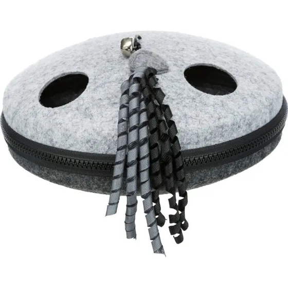 TRIXIE Wiggle & Fumble Filz-Katzenspiel, 23 cm