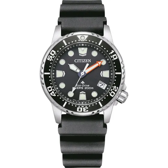 Citizen Promaster Marine Eco-Drive Solar Damenuhr Schwarz 36,5 mm