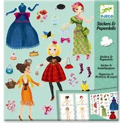Djeco Stickerpuppen: Mode mit wiederverwendbaren Aufklebern