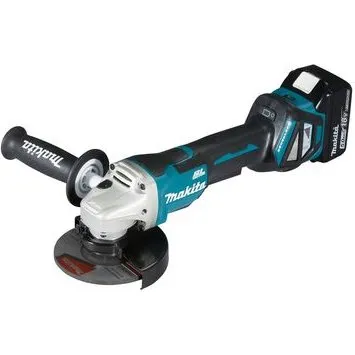 Makita DGA515RTJ Akku-Winkelschleifer 18V, 5,0 Ah, 2 Akkus + Ladegert im MAKPAC