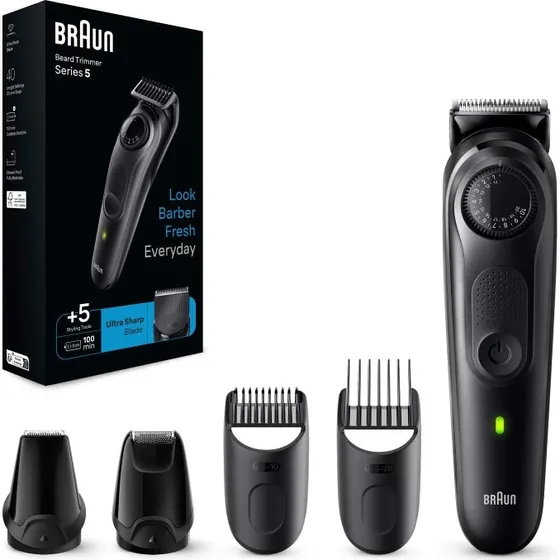 Braun BT5430 Series 5 Barttrimmer  Schwarz