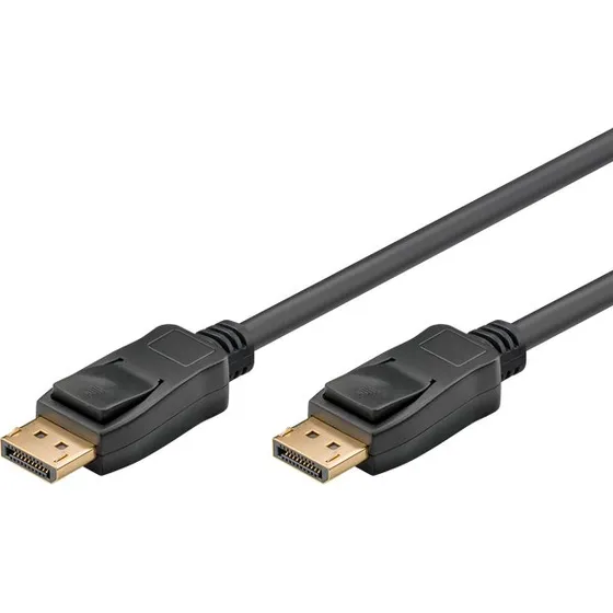 Goobay 61698 DisplayPort 1.4 Kabel, 3 m, schwarz, 8K 60 Hz