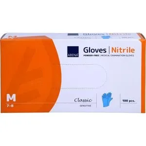 ABENA Classic Sensitive Nitril blau M, 100 Stck