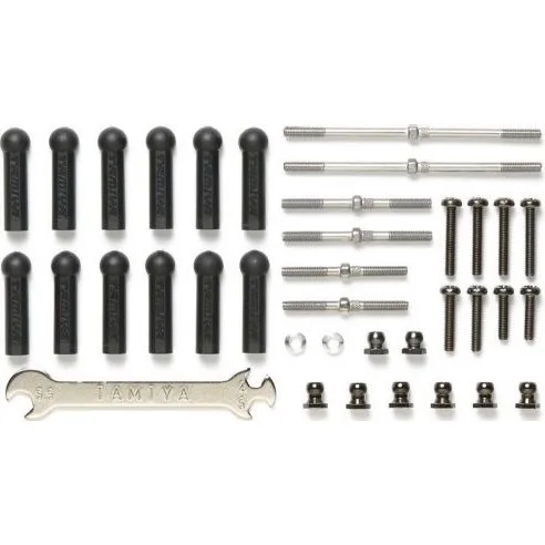 Tamiya DT-03 Li/Re Gewindestangen-Set (6)