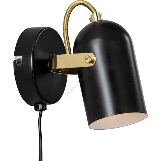 Nordlux Lotus Spot-Leuchte E14 Schwarz/Messing