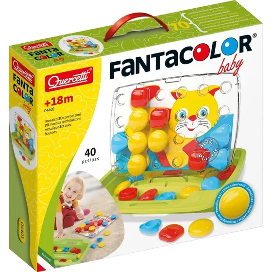 Quercetti FantaColor Baby Mosaik - 40 Stk.