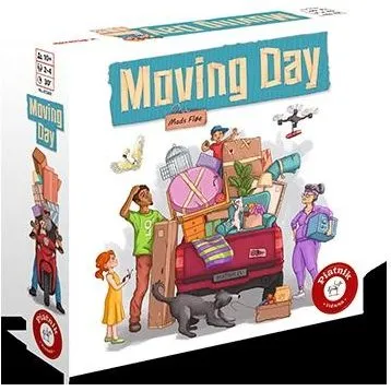 Moving Day  Familienspiel zum Umzug mit Fahrzeugbeladung
