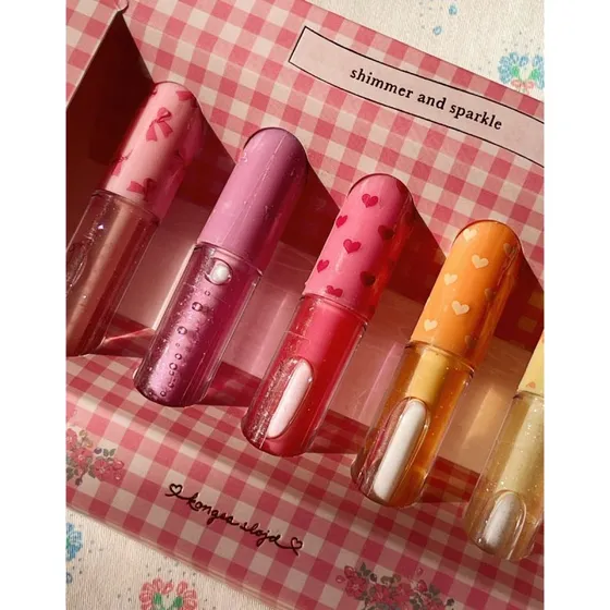 Konges Sljd Glitzer-Lipgloss 5er-Set