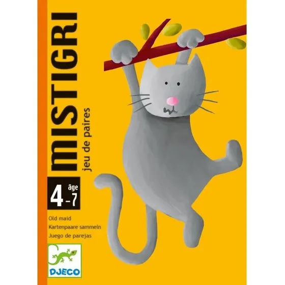 DJECO Mistigri Kartenspiel, Prchenspiel fr Kinder ab 4 Jahren
