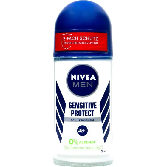 Nivea Men Sensitive Protect Anti-Transpirant Roll-On 3er Pack 50ml