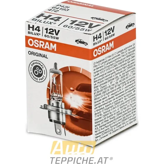 Osram H4 Kfz-Glhlampe 55 W, Original Line