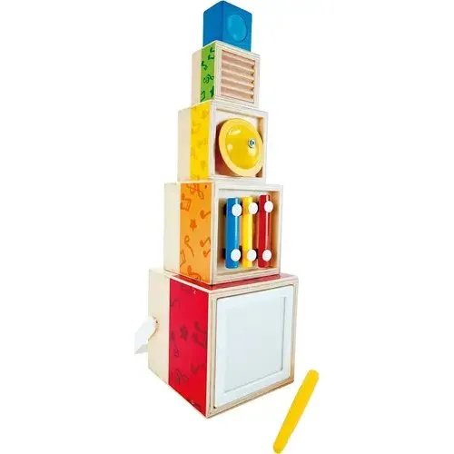 Hape Musik-Stapelwrfel, 6-teilig