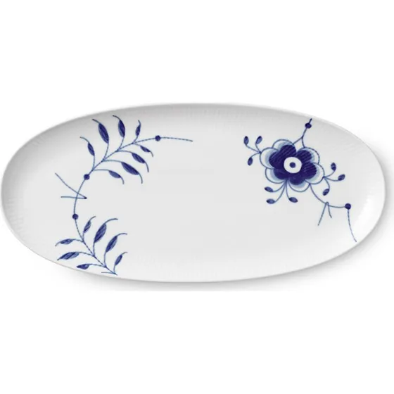 Royal Copenhagen Blue Fluted Mega Servierplatte oval 37 cm