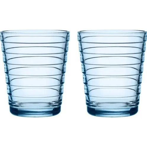 Iittala Aino Aalto Glas 22cl Aqua 2er-Set