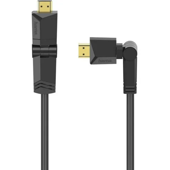 Hama HDMI 2.0b 1,5m gewinkelt 4K 18Gbit/s schwarz