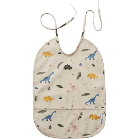 Liewood Lai Lätzchen Dino Mix, wasserdicht, recyceltes Polyester