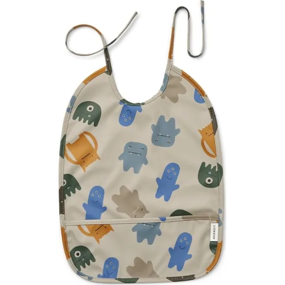 Liewood Lätzchen Lai Monsters blue mix