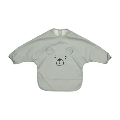 Liewood Merle Printed Cape Bib Mr Bear Dove Blau