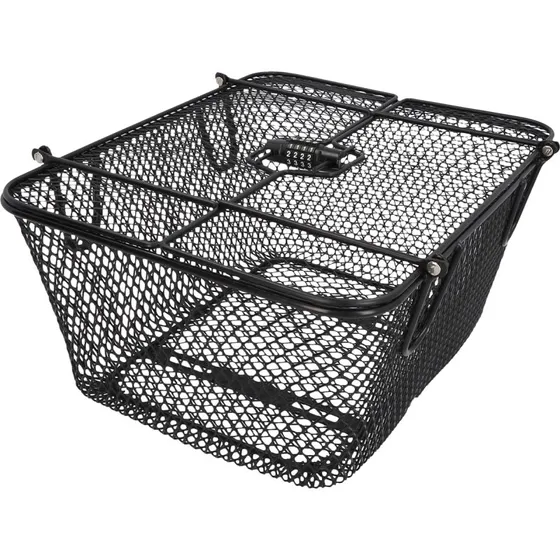 Fischer Gepäckträgerkorb PLUS Safe schwarz