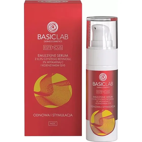 BasicLab Esteticus Retinol Emulsions-Serum 0,3% 30ml