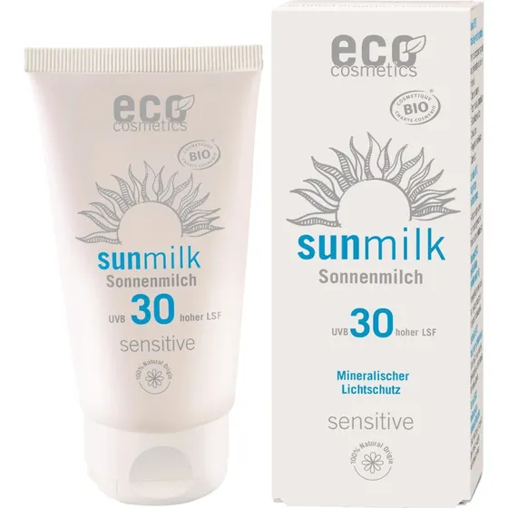 Eco Cosmetics Sonnenmilch LSF30 sensitive 75ml