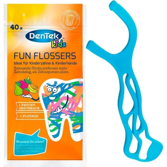 DenTek Kids Fun Flossers Zahnseide-Sticks 40er
