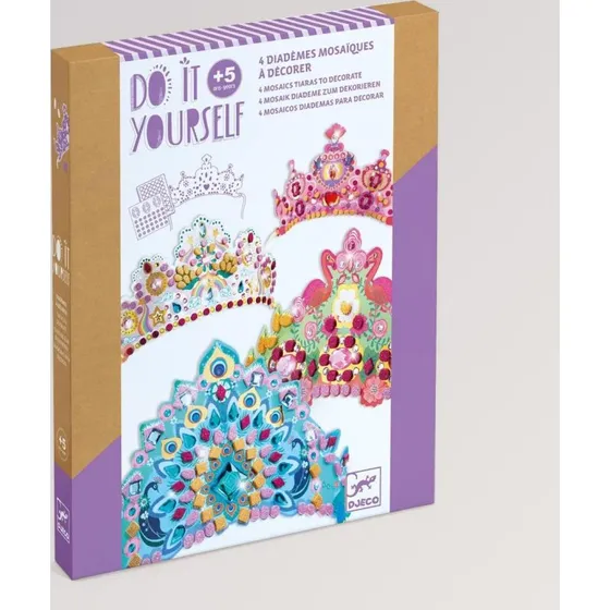 Djeco DIY Mosaik-Diademe Prinzessin